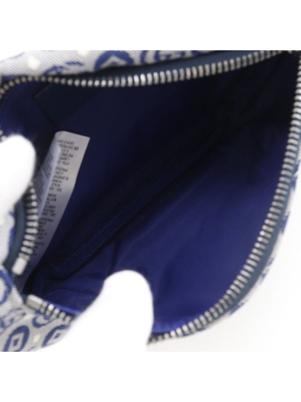 Gucci Star Children's Double Geometric Canvas Blue Kids Waist Bag - Picture 5 of 8